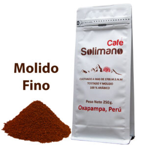 café de especialidad, molido fino ideal para cafetera italiana.