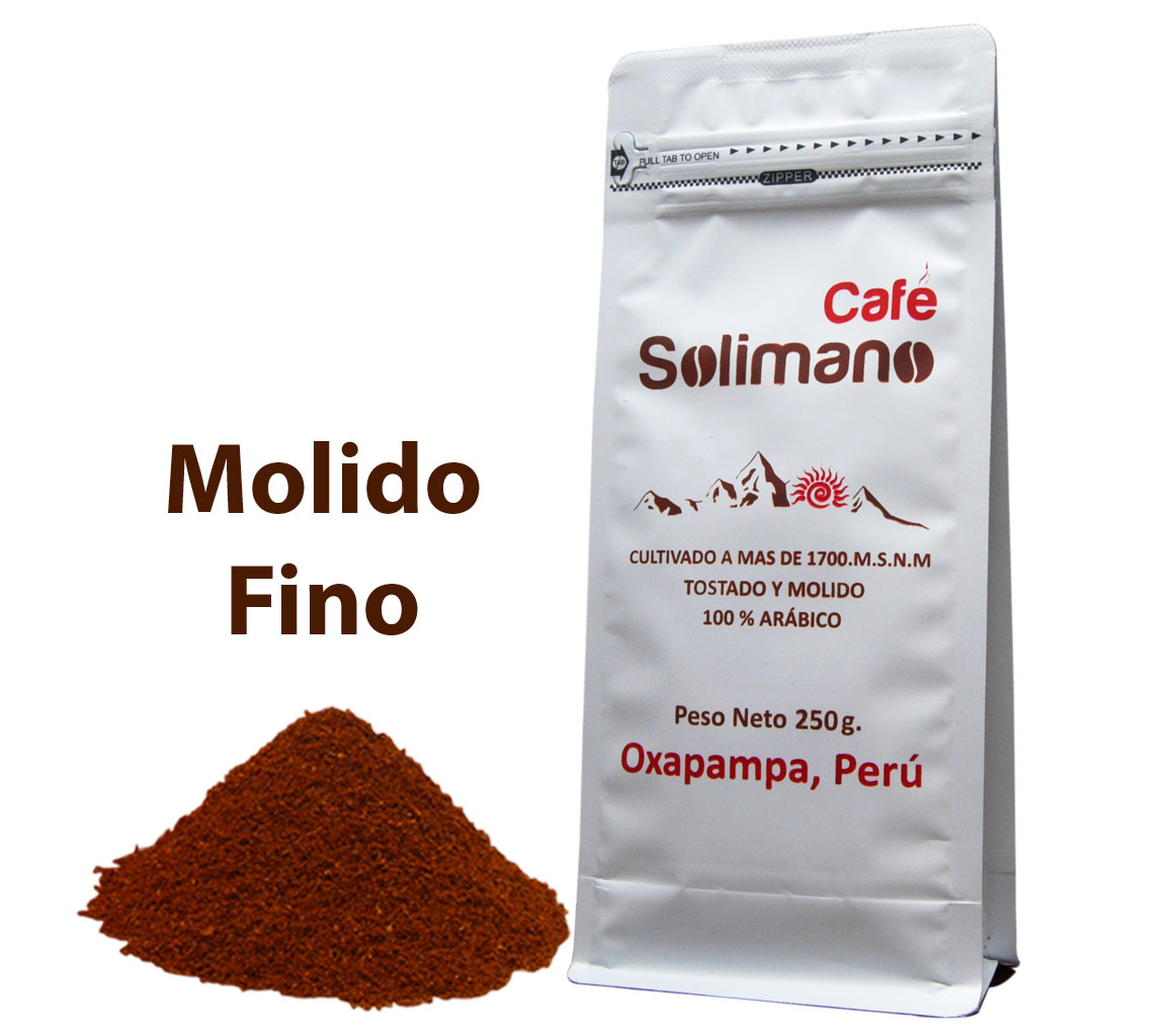 café de especialidad, molido fino ideal para cafetera italiana.