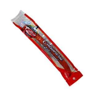 Cabanossi Ahumado es un embutido artesanal elaborado con carne de calidad y especias naturales, sometido a un proceso de ahumado tradicional