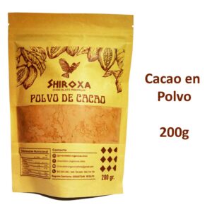 cacao en polvo, superalimento rico en antioxidantes, fibra y minerales, ideal para quienes buscan energía saludable